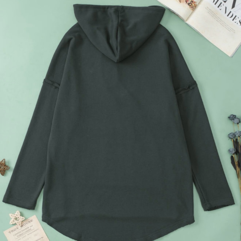 ⭐️Women's Black Casual Hoodie - Picture 3 of 10